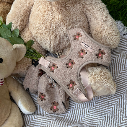 Teddy sele med broderede teddybjørne 🧸