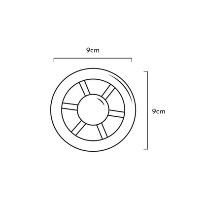 Naturligt hundelegetøj - møllehjul