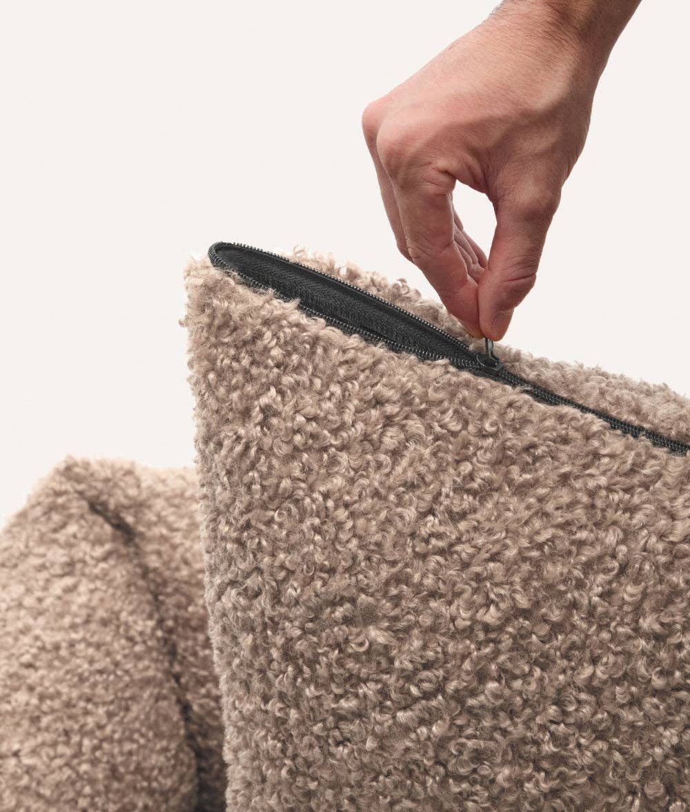 Cafide - Snozy hundeseng - Beige Sheepdog 🐑