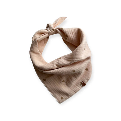 Musselin bandana "Little Hearts"