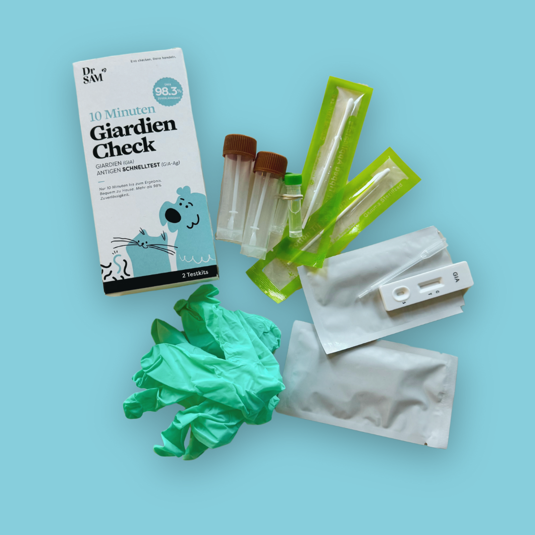 Giardia hjemmetest - svar på 10 minutter - pakke med 5 test