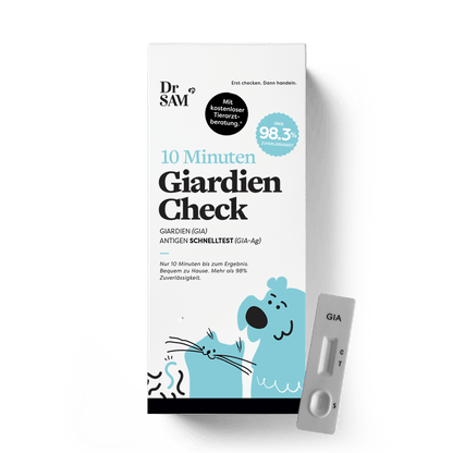 Giardia hjemmetest - svar på 10 minutter - pakke med 5 test
