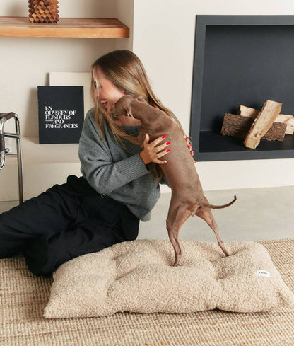 Cafide - Bela hundepude i beige 'sheepdog'