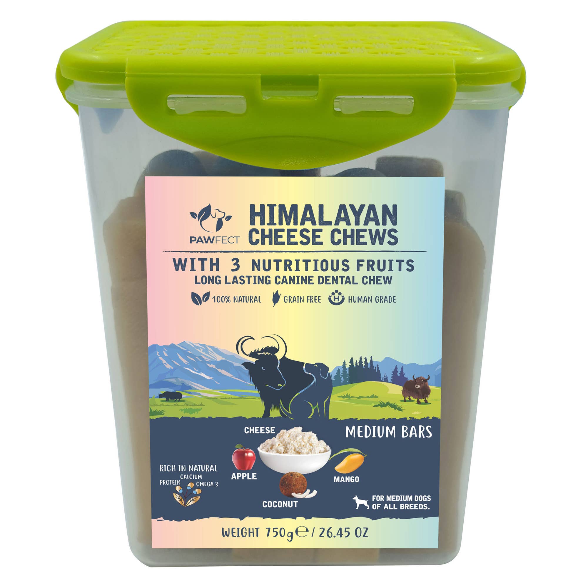 Himalaya osteben med blandede frugter - 10 pak.