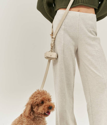 Beige vegansk læder taskeholder, Jala