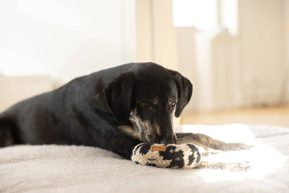 Knitrende Donut Leo - håndlavet