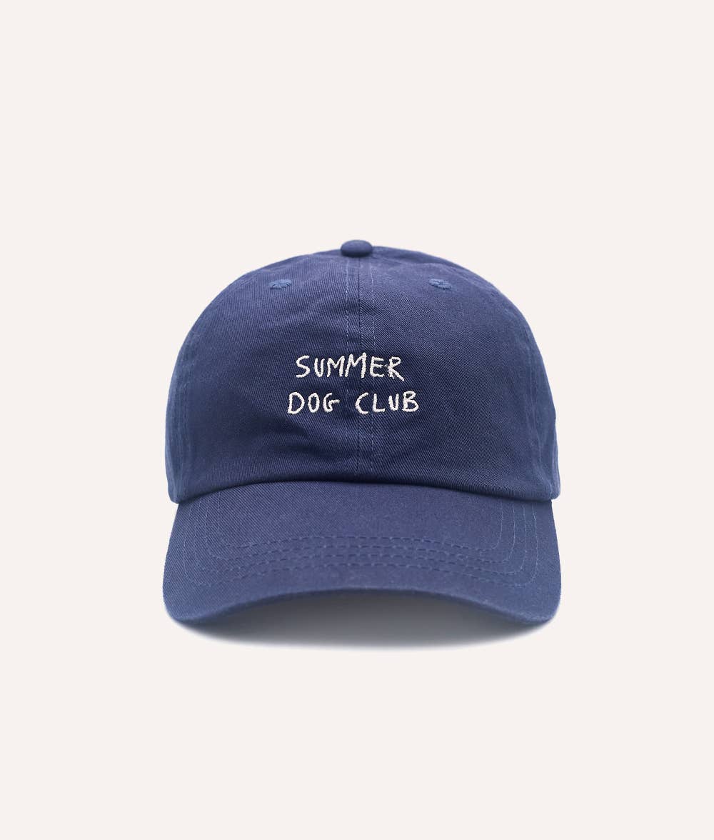 Summer dog club cap - navy