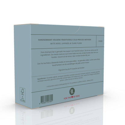 Hundeshampoobar - Hvid Rose, Lavendel, Ylang Ylang - 135gr