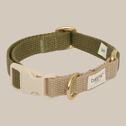 Justerbart halsbånd - Olive