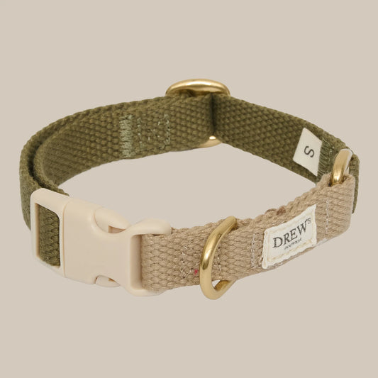 Justerbart halsbånd - Olive