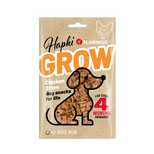 HAPKI GROW STARS WITH CHICKEN 85G