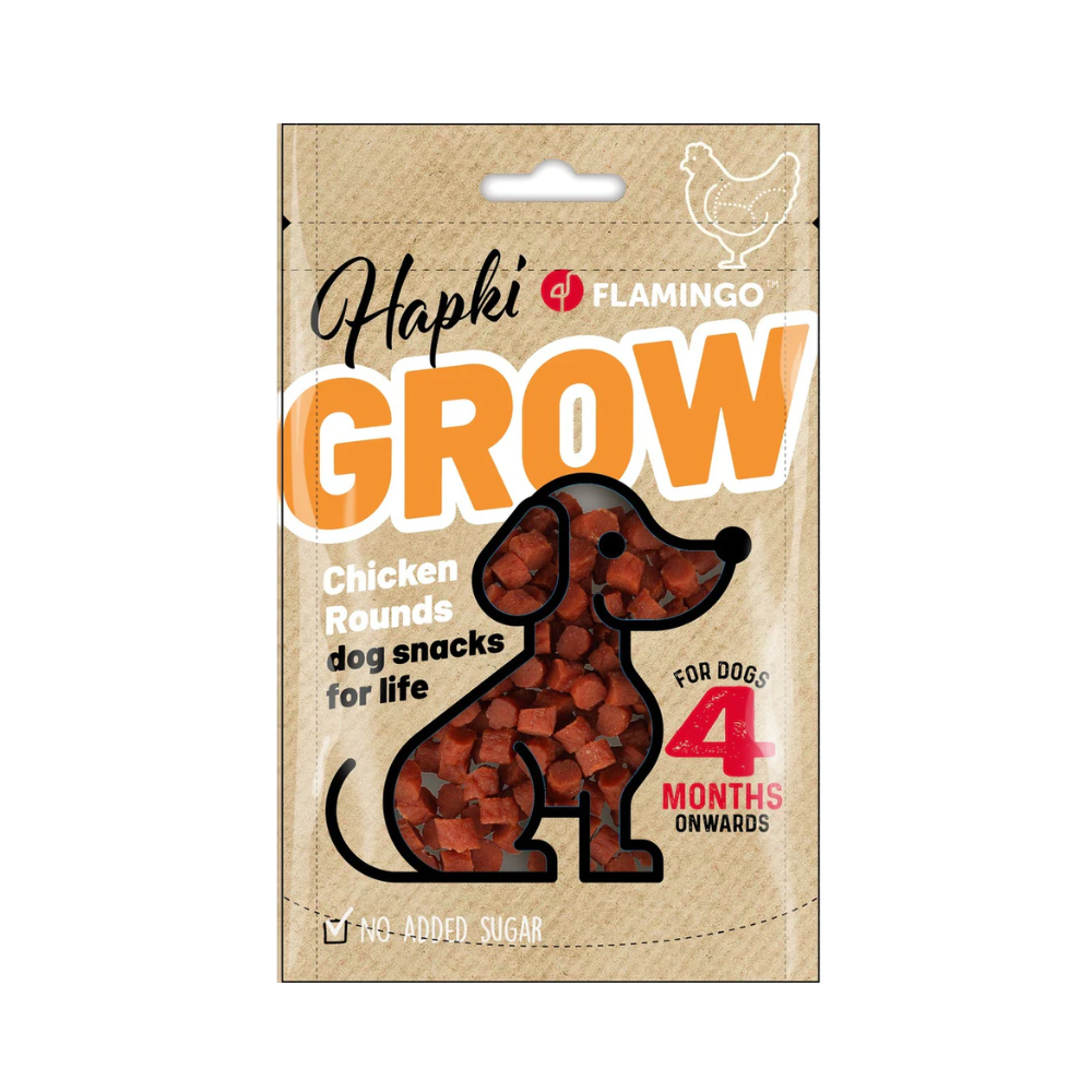 HAPKI GROW ROUNDS WITH CHICKEN 85G