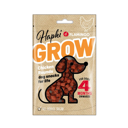 HAPKI GROW ROUNDS WITH CHICKEN 85G