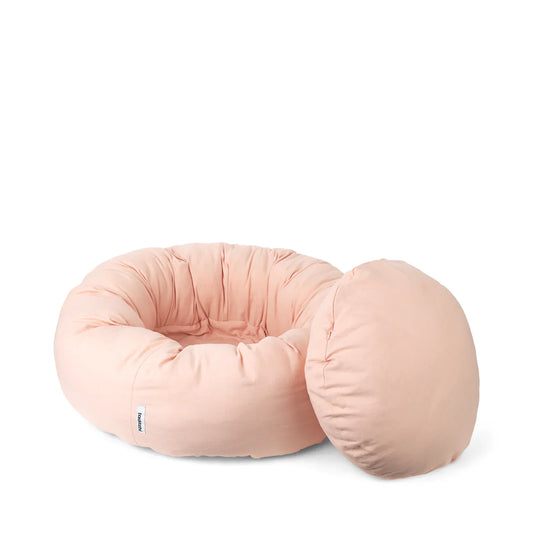Lyserød donutseng