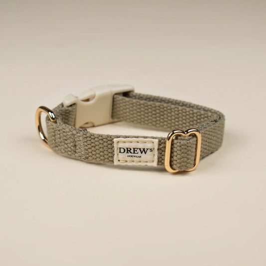 Let og justerbart hvalpehalsbånd, beige