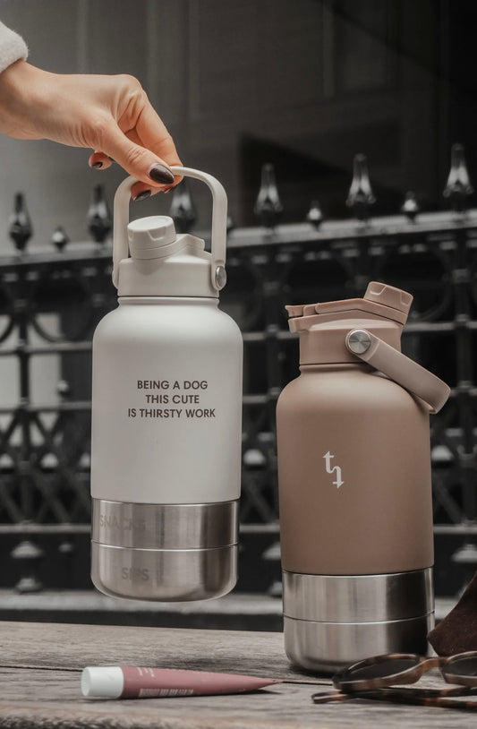 Skålflasken - 3-i-1 Rejseflaske - Marshmallow