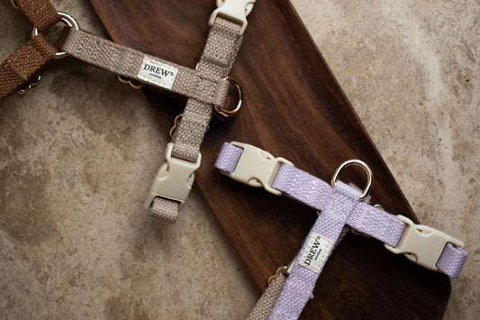 Justerbar hundesele - Lavender