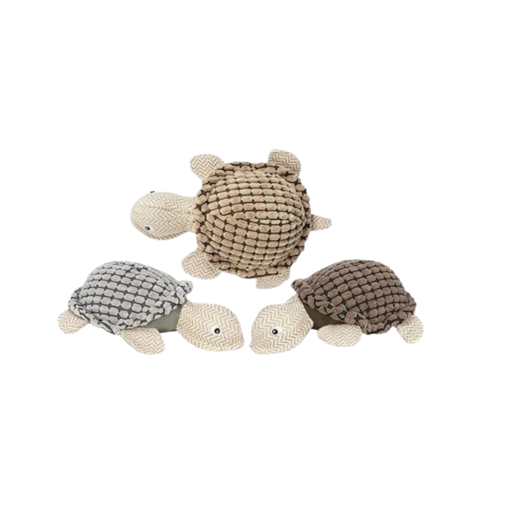 Plysskildpadde, 24 cm.