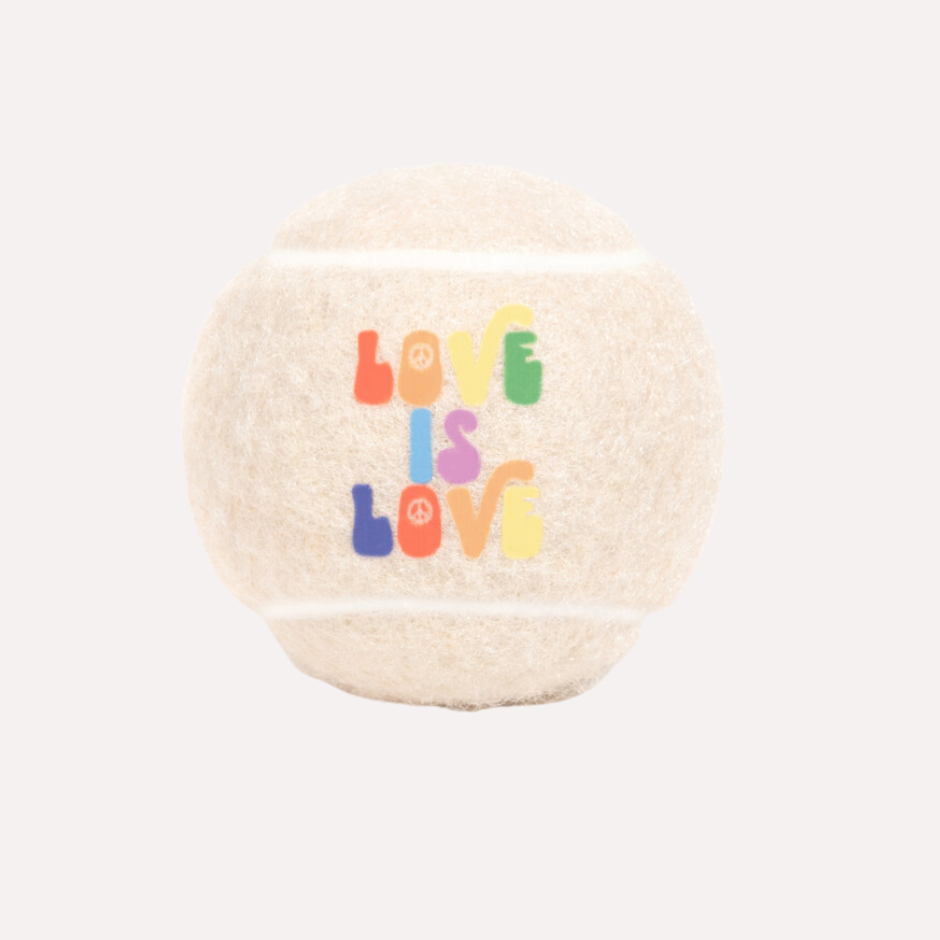 Tennisbold - Limited Edition - Pride 'Love is love'