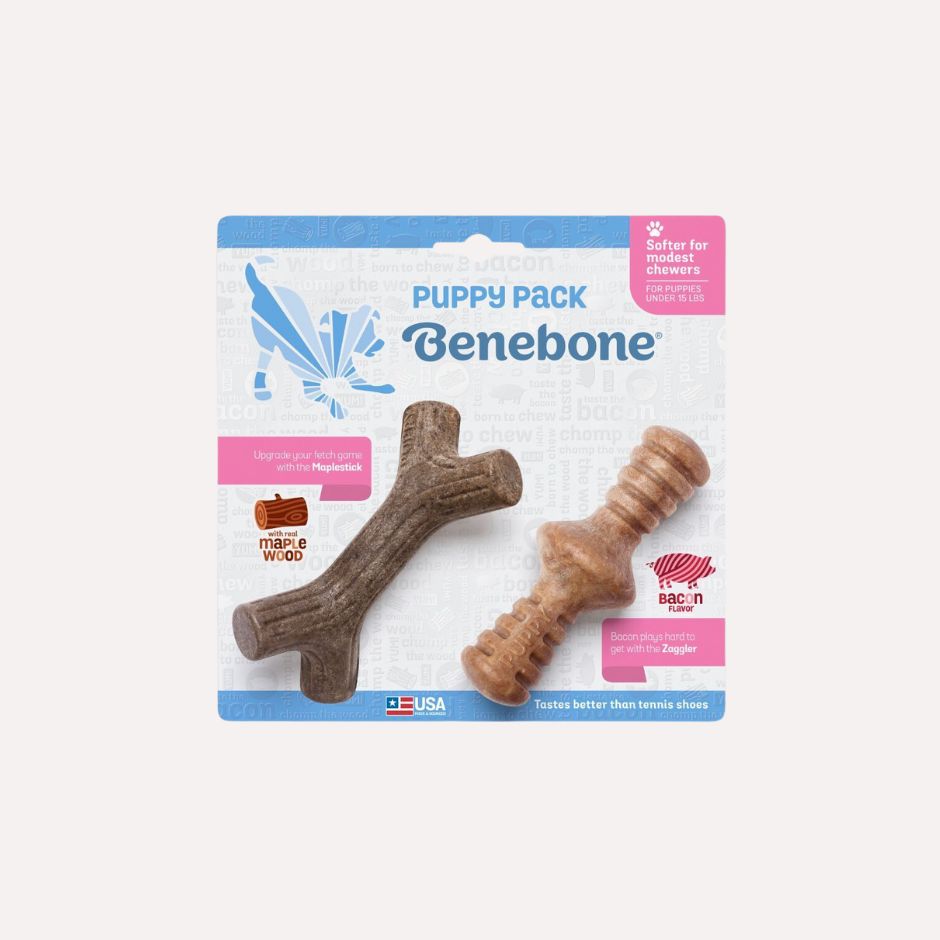 Benebone Puppy 2-Pack Maplestick/Zaggler