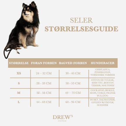 Justerbar hundesele - Cortado
