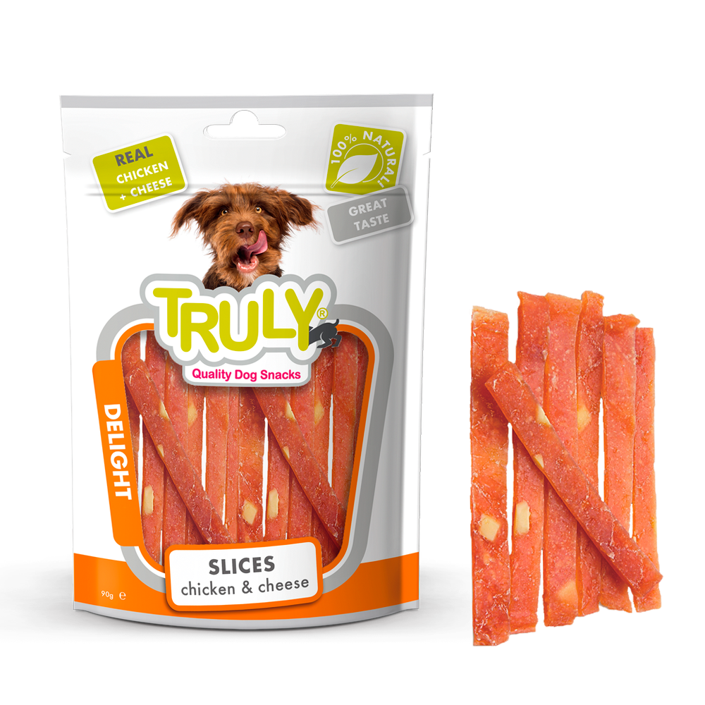 Truly Dog Chicken & Cheese - 90 g.