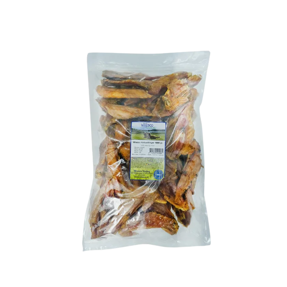 Whesco // 100% naturlige snacks af kalkunvinger // 200 gram