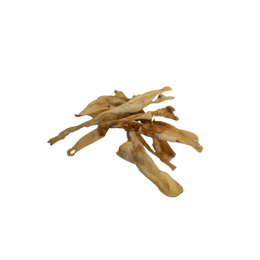 Whesco // 100% naturlige snacks af lammehovedhud med øre // 300 gram