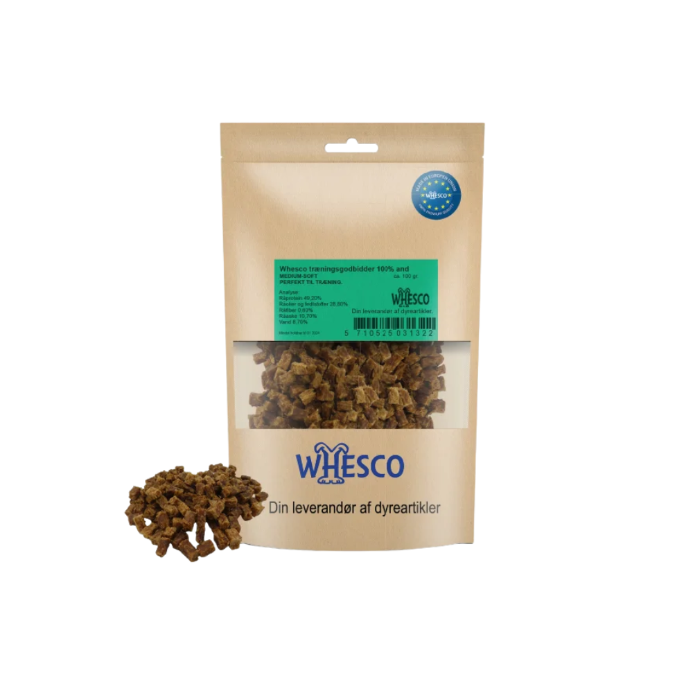Whesco // 100% naturlige godbidder af and // 100 gram