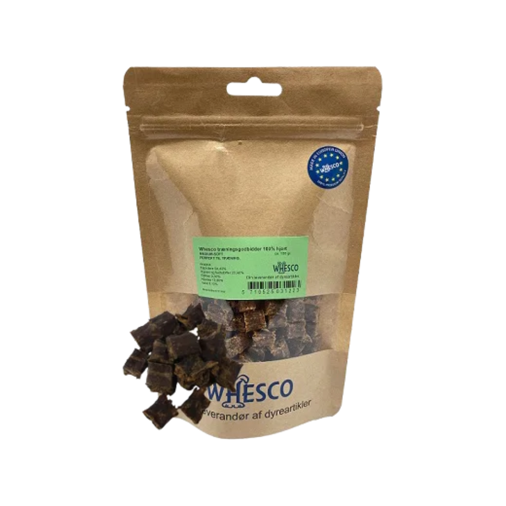 Whesco // 100% naturlige godbidder af hjort // 100 gram