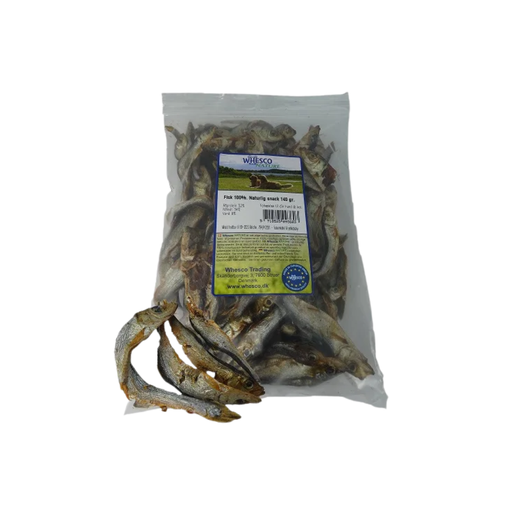 Whesco // 100% naturlige snack brislinger // 140 gram