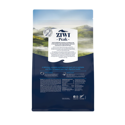 Ziwi Peak hundefoder - Dampet & Tørret Lam