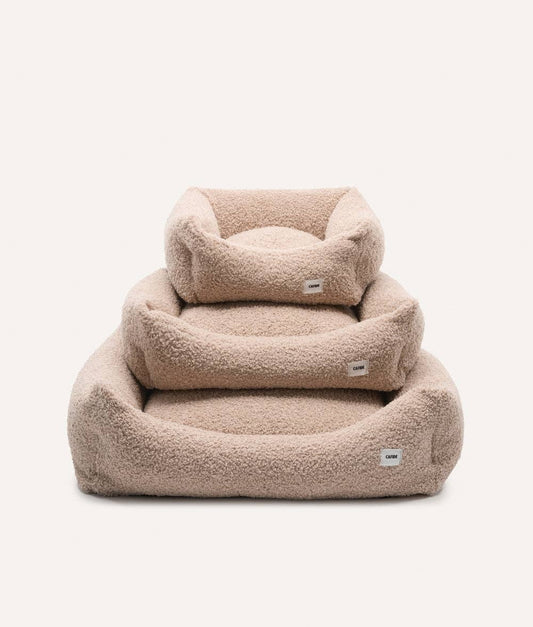 Cafide - Snozy hundeseng - Beige Sheepdog 🐑