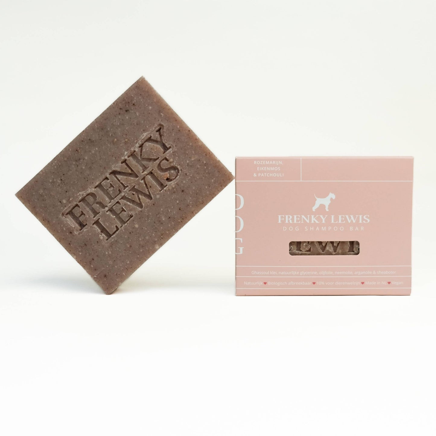 Hundeshampobar - Rosmarin, Egetmos & Patchouly - 135 g.