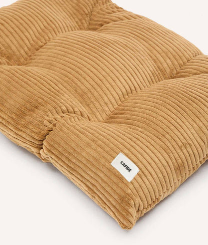 Cafide - Bela hundepude i sennep fløjl