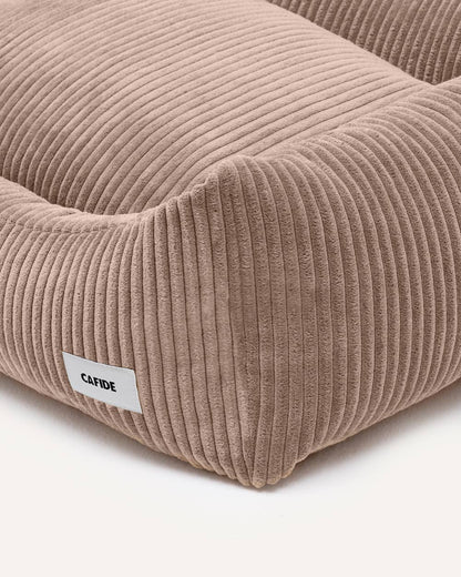 Cafide - Snozy hundeseng - beige Fløjl