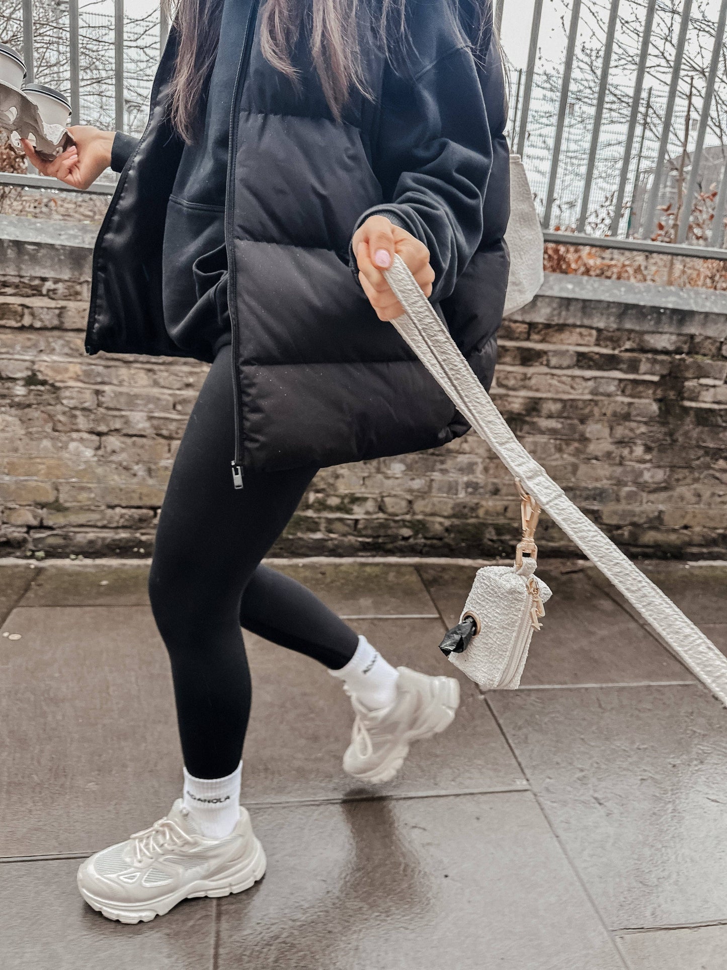 Bouclé snor - Marshmallow