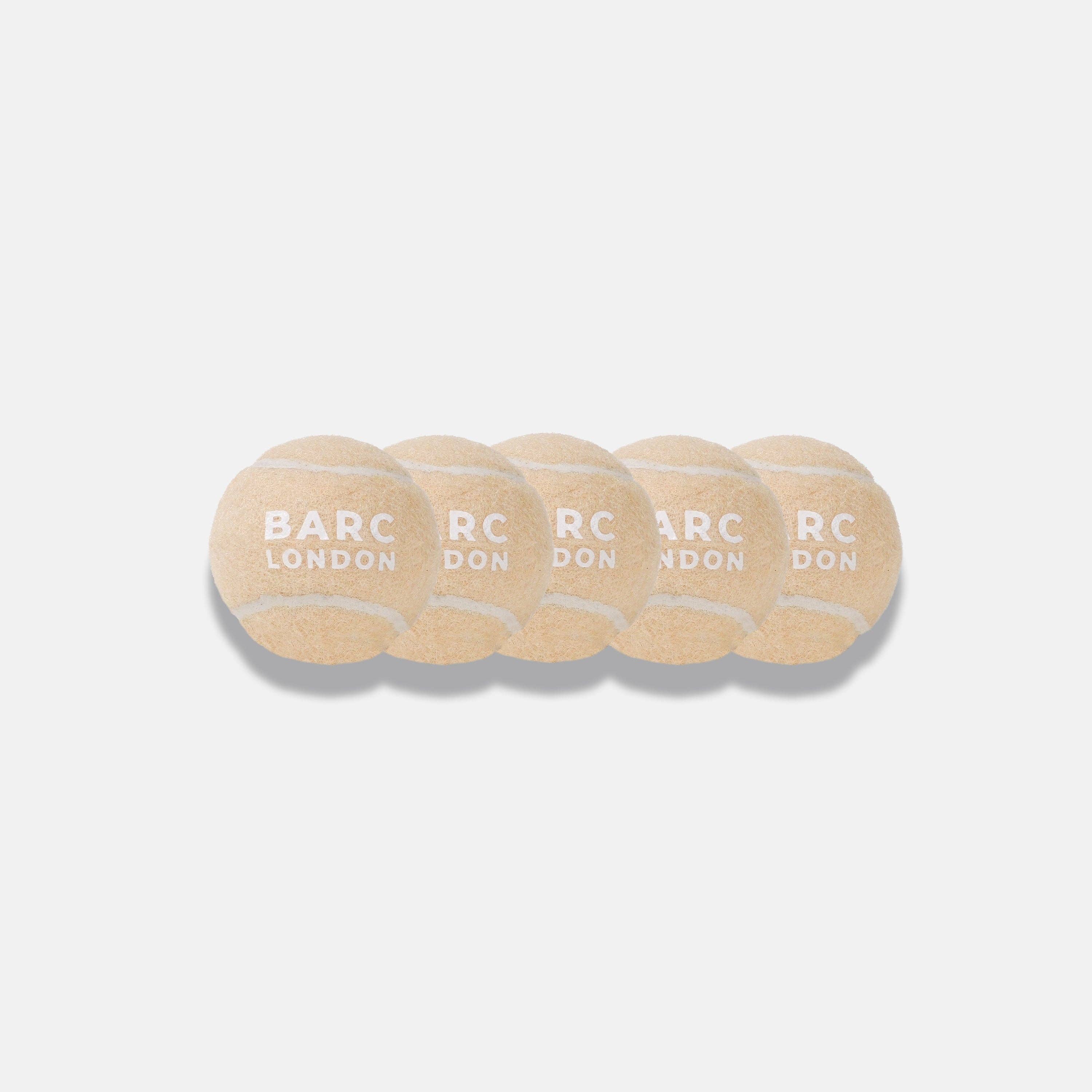 Beige mini tennisbolde - 5-pak