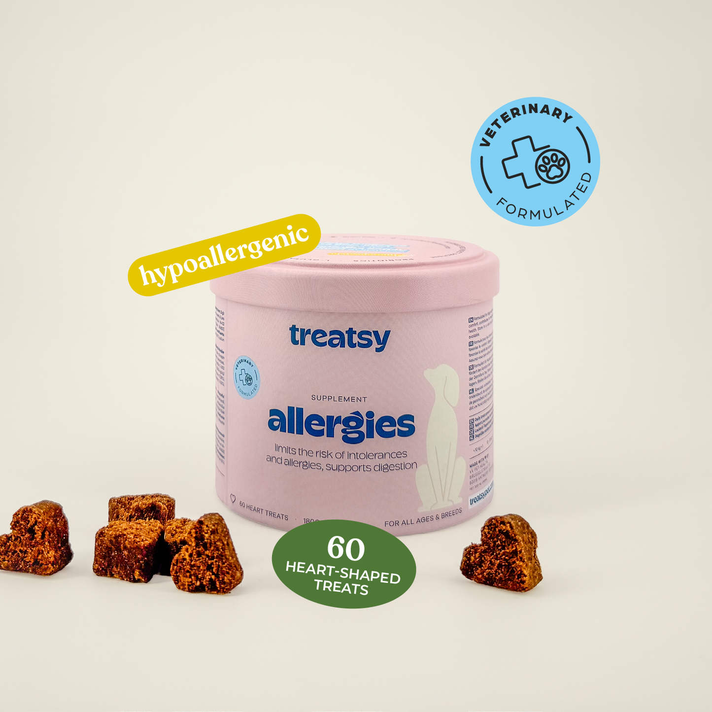 Hund anti-kløe Allergi tilskud