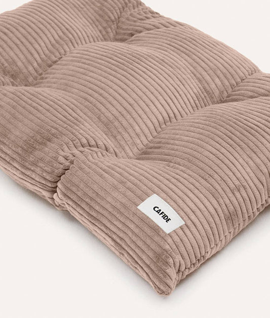 Cafide - Beige fløjl hundepude