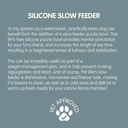 Slowfeeder, peach silikone