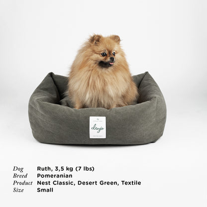 Denjo Dogs - Classic nest, Desert green