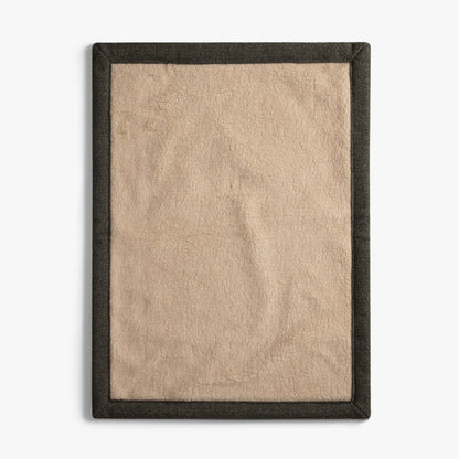 Denjo Dogs - Travel blanket med læderdetaljer, Green