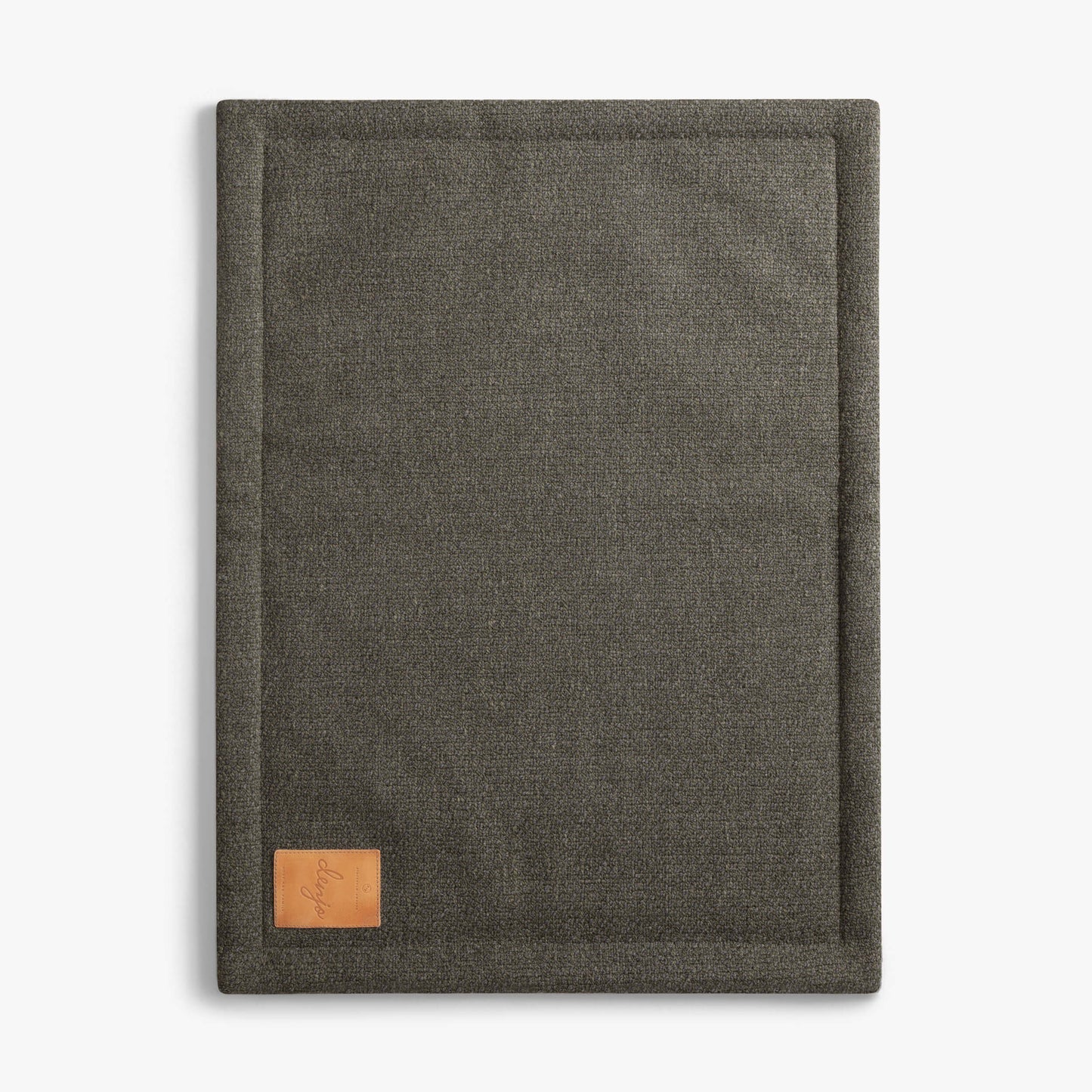 Denjo Dogs - Travel blanket med læderdetaljer, Green