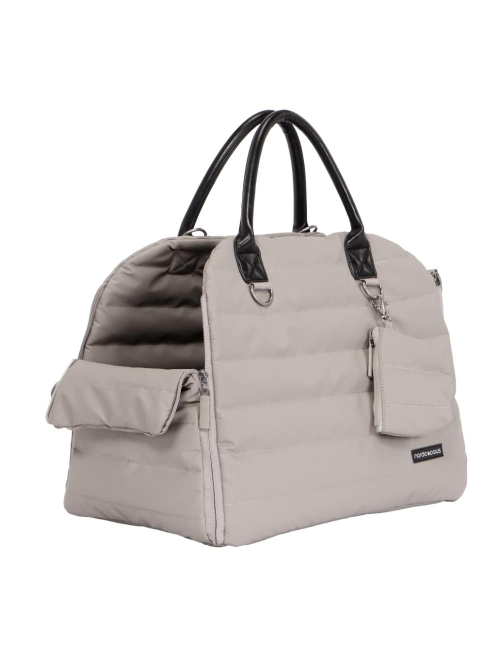 Transporttaske, lysgrå/beige
