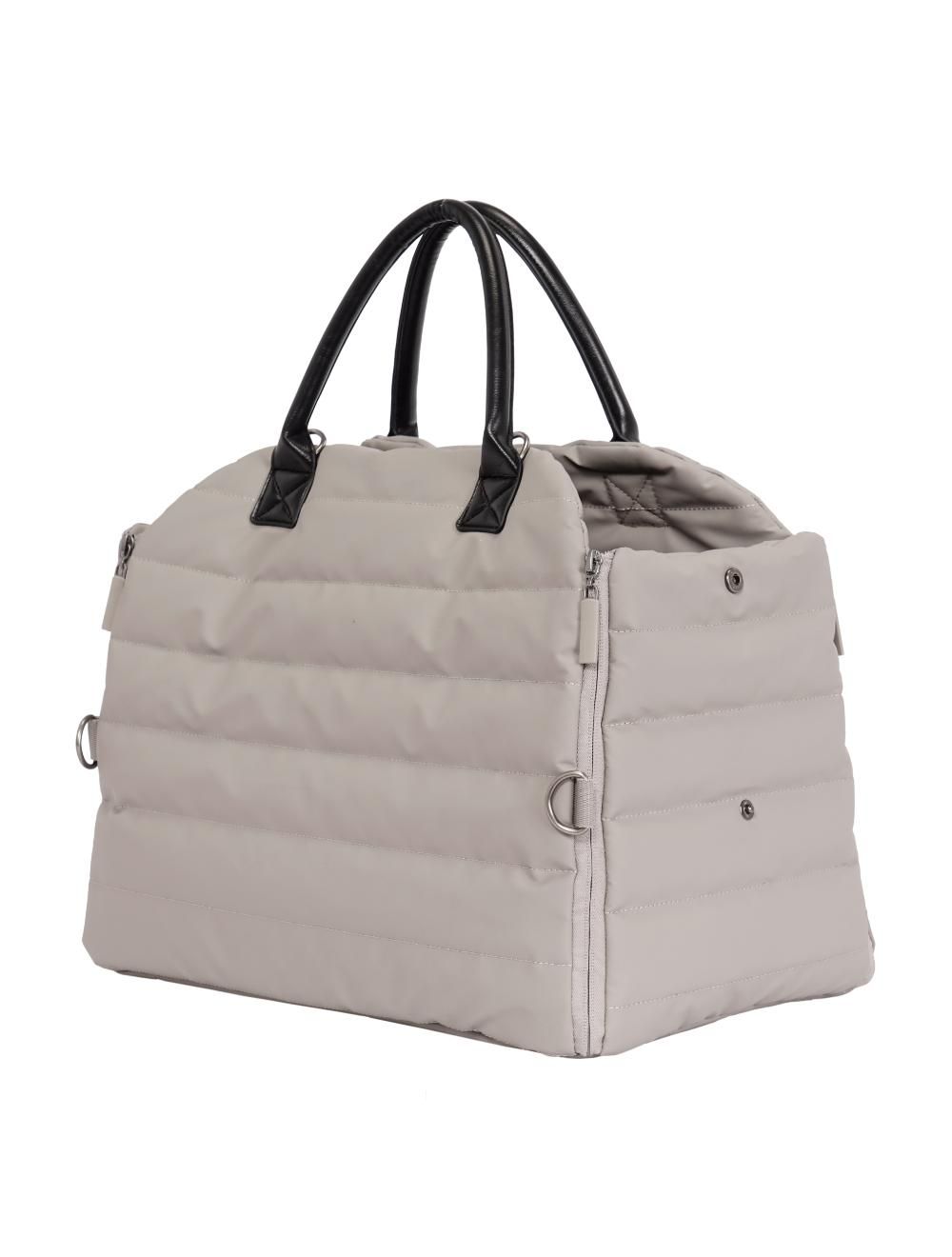 Transporttaske, lysgrå/beige