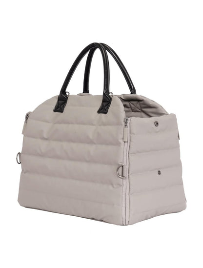 Transporttaske, lysgrå/beige