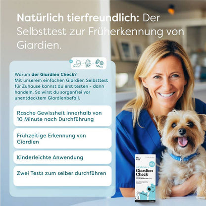 Giardia hjemmetest - svar på 10 minutter - pakke med 5 test