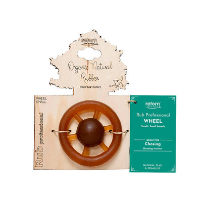 Naturligt hundelegetøj - møllehjul