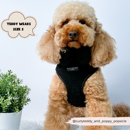 Teddy sele - sort